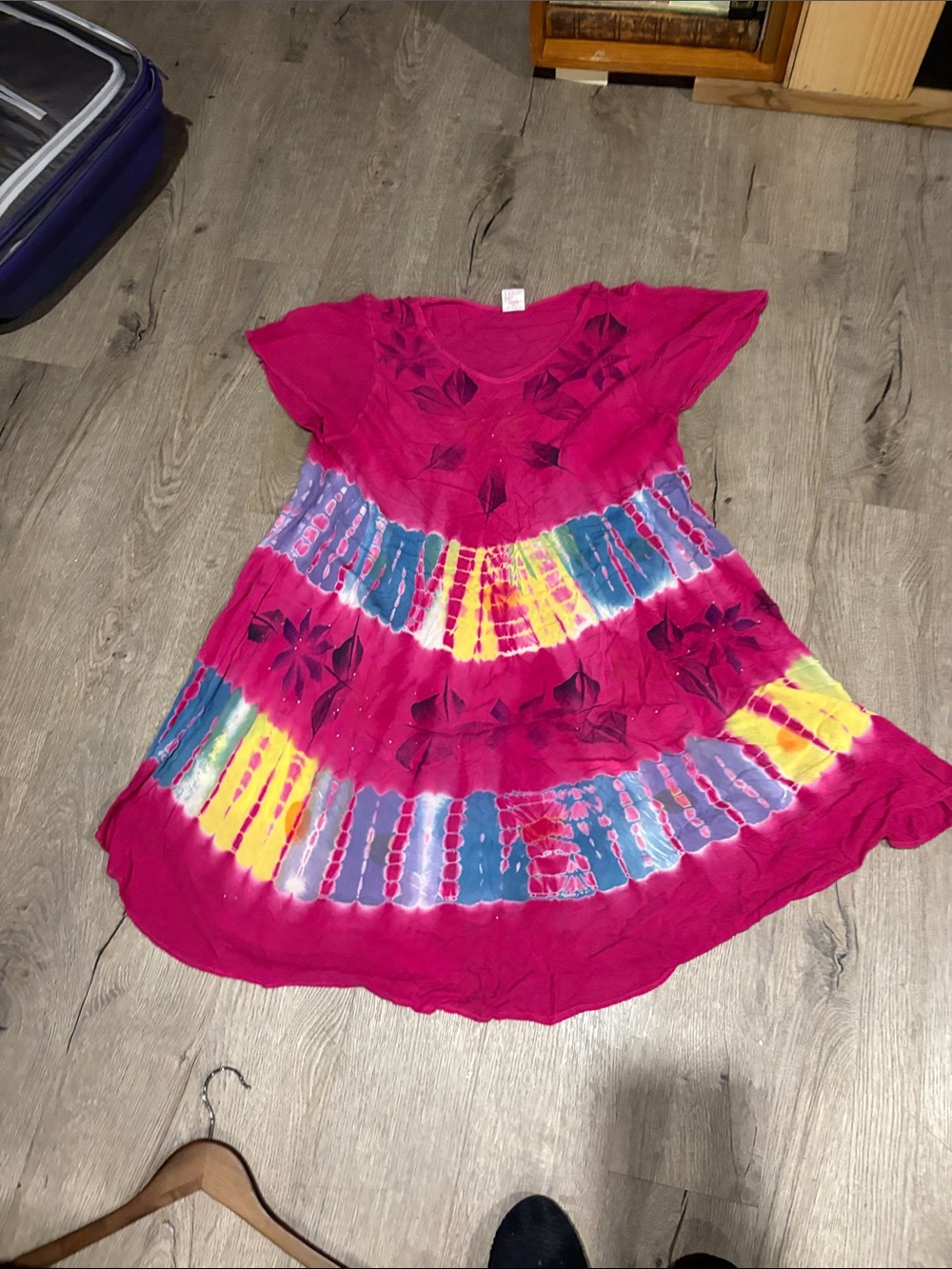 ASHA Vibrant Fuchsia Rayon Dress